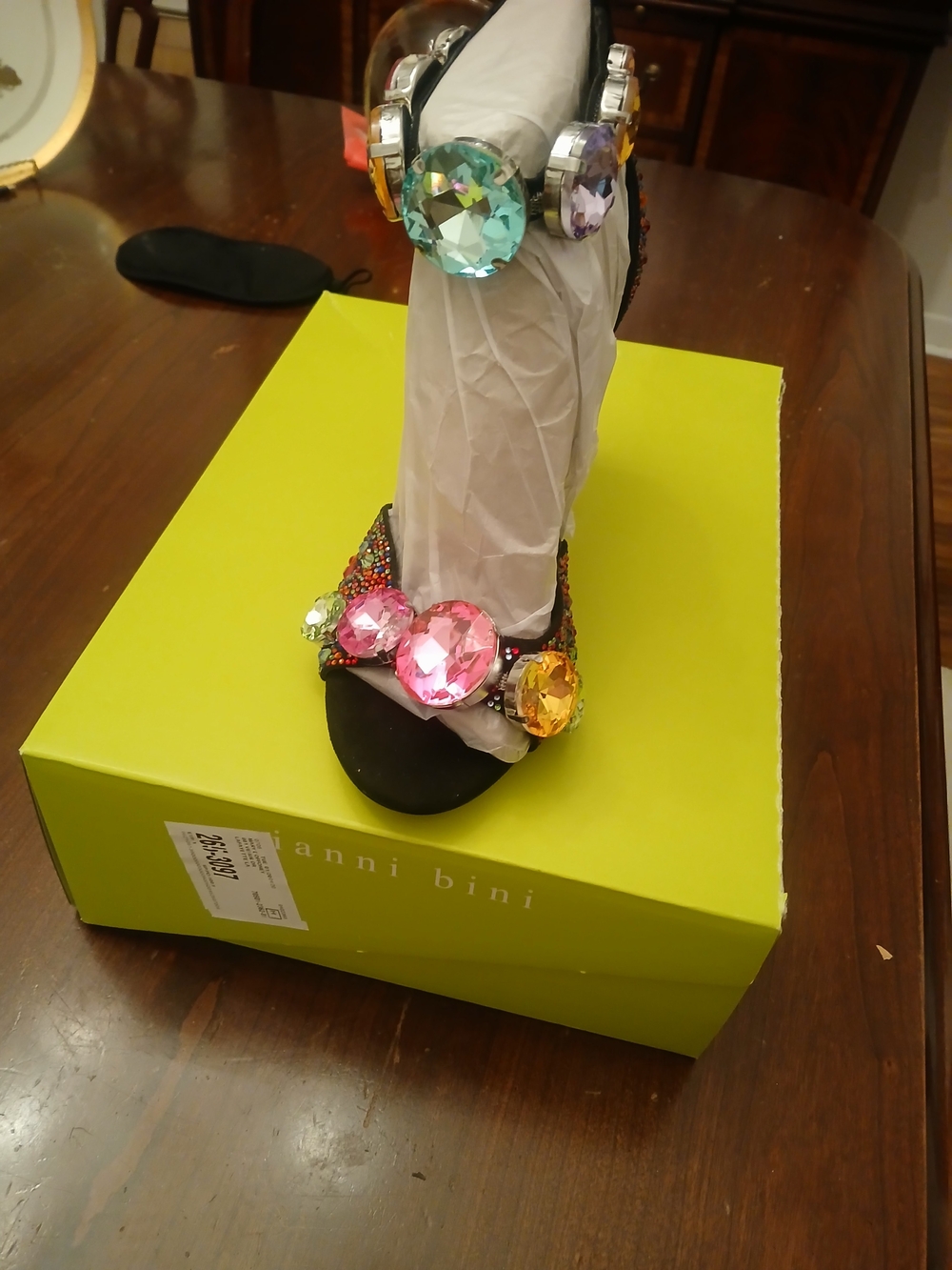 Gianni Bini Multicolor Jeweled Women’s Sandal